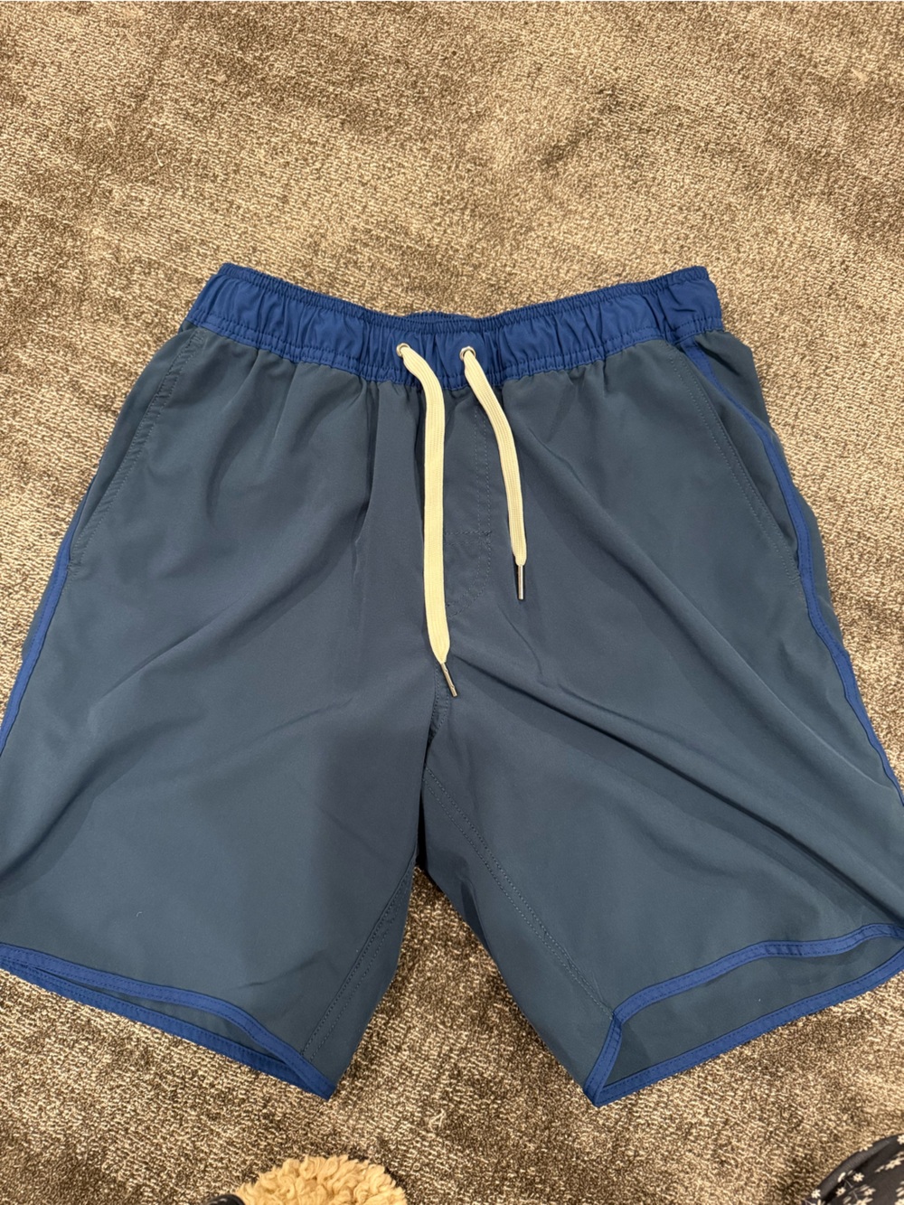 Fair Harbor Navy Blue swimsuit lined inside for max comfort